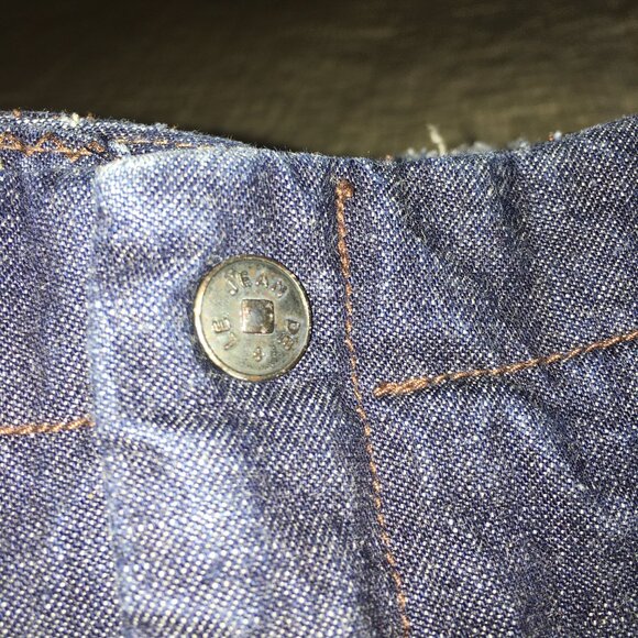 Vintage Marithe Francois Girbaud Blue Long A-Line Denim Skirt size 31 - Picture 8 of 13